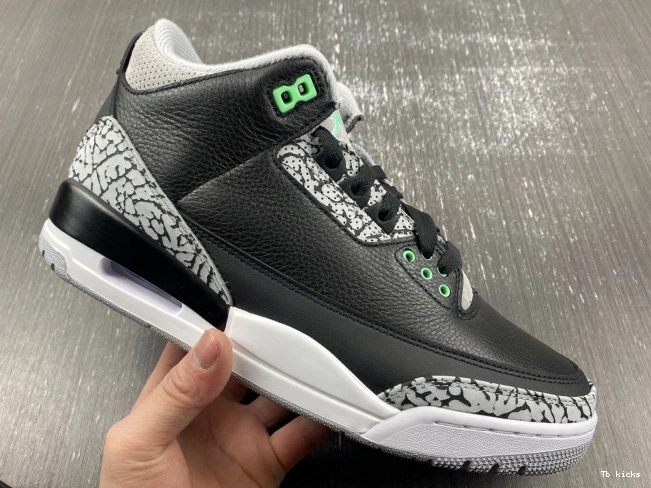Reps TBK 3 Green CT8532-031 Glow Jordan Air 0720